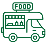 Food truck repair icon